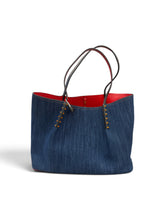 Load image into Gallery viewer, Christian Louboutin Pre-Owned Denim Tote Bag – Red Interior