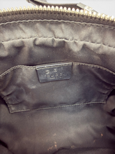 Load image into Gallery viewer, Gucci Pre-Owned Black Canvas Web Stripe Messenger Crossbody Bag