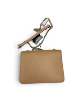 Load image into Gallery viewer, Gucci Pre-Owned 1973 Interlocking G Tan Leather Chain Shoulder Bag