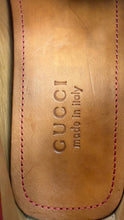 Load image into Gallery viewer, Gucci Pre-Owned Red GG Embossed Driving Loafers - view 5