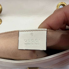 Load image into Gallery viewer, Gucci Pre-Owned GG Marmont Ivory Quilted Shoulder Bag - view 4