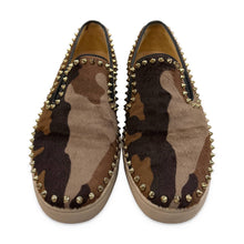 Load image into Gallery viewer, Christian Louboutin Pre-Owned Rollerboy Camo Spiked Loafers - view 1