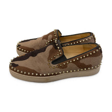Load image into Gallery viewer, Christian Louboutin Pre-Owned Rollerboy Camo Spiked Loafers - view 2