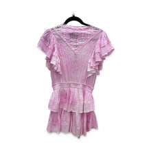 Load image into Gallery viewer, LoveShackFancy Pre-Owned Pink Ruffle Mini Dress - view 2