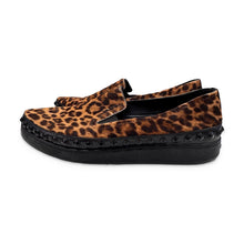 Load image into Gallery viewer, Prada Pre-Owned Leopard Calf Hair Platform Slip-Ons - view 4