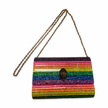 Load image into Gallery viewer, Kurt Geiger London Pre-Owned Rainbow Stripe Shoulder Bag - view 1
