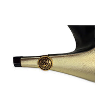 Load image into Gallery viewer, Versace Pre-Owned Gold Medusa Heel Sandals - view 5
