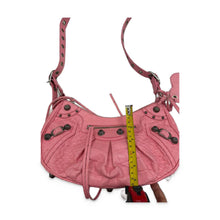 Load image into Gallery viewer, Balenciaga Pre-Owned Pink Leather Shoulder Bag, Heart Charm - view 5