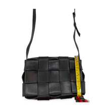 Load image into Gallery viewer, Bottega Veneta Pre-Owned Black Intreccio Crossbody Bag - view 5