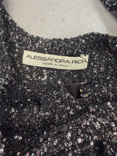 Load image into Gallery viewer, Alessandra Rich Pre-Owned Black Sequin Mini Dress - view 3
