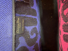 Load image into Gallery viewer, Dior Pre-Owned Blue Canvas Tote Bag with Graphic Print
