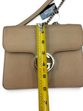 Load image into Gallery viewer, Gucci Pre-Owned 1973 Interlocking G Tan Leather Chain Shoulder Bag
