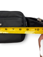 Load image into Gallery viewer, Prada Pre-Owned Re-Nylon and Saffiano Leather Belt Bag / Crossbody Bag – Black

