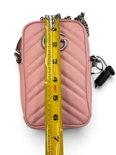 Load image into Gallery viewer, Gucci Pre-owned GG Marmont Pink Matelassé Mini Crossbody Bag
