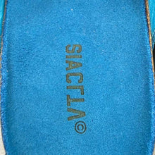Load image into Gallery viewer, SIA Pre-Owned Blue Camo Cork Footbed Slide Sandals Size 7 - view 5
