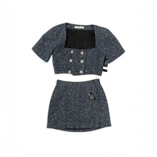 Load image into Gallery viewer, Alessandra Rich Pre-Owned Sequined Tweed Jacket &amp; Skirt Set
