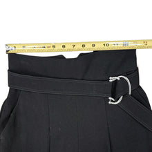 Load image into Gallery viewer, Pinko Black Cropped Belted Women Dress Pants 4 size
