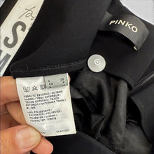 Load image into Gallery viewer, Pinko Black Cropped Belted Women Dress Pants 4 size
