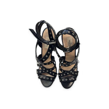Load image into Gallery viewer, Valentino Garavani Pre-Owned Black Rockstud Heeled Sandals - view 1
