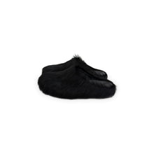 Load image into Gallery viewer, Marni Pre-Owned Black Long Hair Calfskin Fussbett Sabot - view 2
