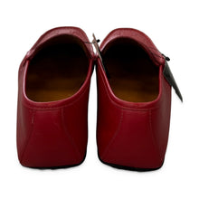 Load image into Gallery viewer, Gucci Pre-Owned Red GG Embossed Driving Loafers - view 3

