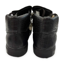 Load image into Gallery viewer, Balenciaga Pre-Owned Black Leather High-Top Sneakers - view 3
