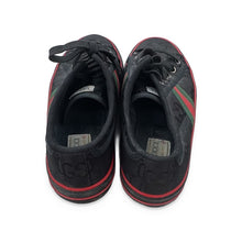 Load image into Gallery viewer, Gucci Pre-Owned Black Web Stripe Low-Top Sneakers - view 3
