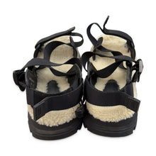 Load image into Gallery viewer, Alexander McQueen Pre-Owned Men's Black Shearling Strap Sandals - view 3
