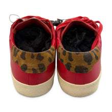 Load image into Gallery viewer, Saint Laurent Pre-Owned Red Leather Low-Top Sneakers - view 3
